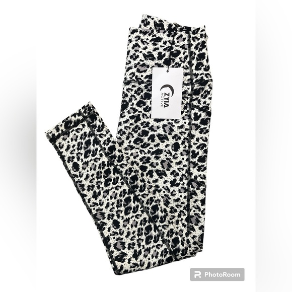 Snow Leopard Pocket Brilliant Hi-Rise 7/8 24” 8-10 ZYIA NWT - Picture 11 of 14